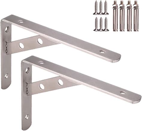 metal shelf brackets amazon|heavy metal brackets for shelves.